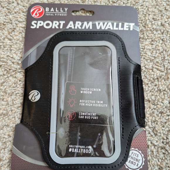 Bally Other - Bally Black Sport Arm Wallet for Cell Phones